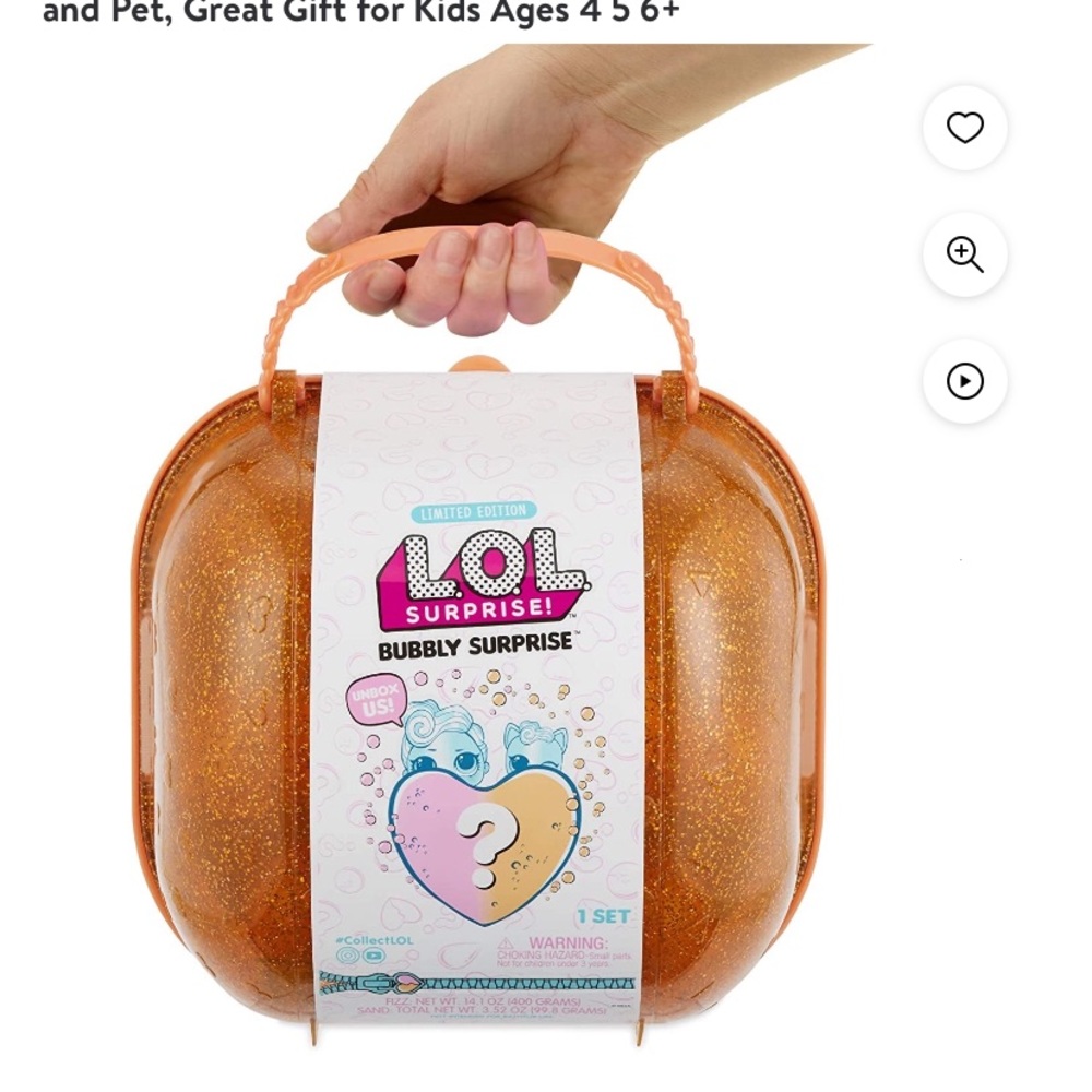 LOL Surprise Bubbly Surprise (Orange) With Exclusive Doll and Pet